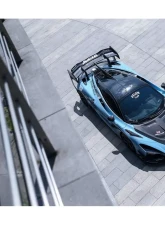 Darwin Pro Se?NWB Style Carbon Fiber Hood McLaren 720s 2017-2023                                     - CF8005BKSS-H - Image 6