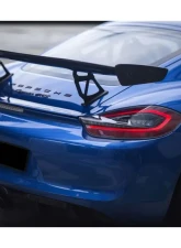 Darwin Pro CFRP GT4 Style Carbon Fiber Trunk Spoiler Porsche 981 Boxster | Cayman 2012-2016                                     - CF9317GT4-W - Image 2