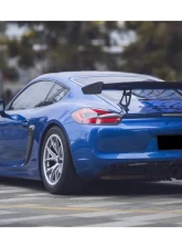 Darwin Pro CFRP GT4 Style Carbon Fiber Trunk Spoiler Porsche 981 Boxster | Cayman 2012-2016                                     - CF9317GT4-W - Image 3