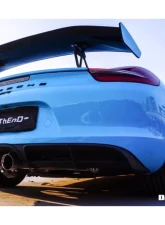 Darwin Pro CFRP GT4 Style Carbon Fiber Trunk Spoiler Porsche 981 Boxster | Cayman 2012-2016                                     - CF9317GT4-W - Image 6