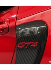 Darwin Pro FGCF GT4 Style Carbon Fiber Quarter Panel Side Scoops Porsche 981 Boxster | Cayman 2012-2016                                     - FGCF9317GT4-QPS - Image 2