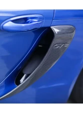 Darwin Pro FGCF GT4 Style Carbon Fiber Quarter Panel Side Scoops Porsche 981 Boxster | Cayman 2012-2016                                     - FGCF9317GT4-QPS - Image 6