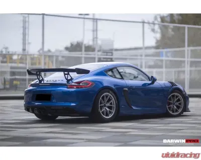 Darwin Pro FGCF GT4 Style Carbon Fiber Quarter Panel Side Scoops Porsche 981 Boxster | Cayman 2012-2016 - FGCF9317GT4-QPS