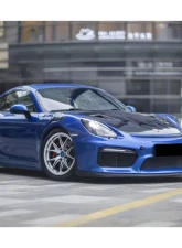 Darwin Pro FGCF GT4 Style Carbon Fiber Quarter Panel Side Scoops Porsche 981 Boxster | Cayman 2012-2016                                     - FGCF9317GT4-QPS - Image 9