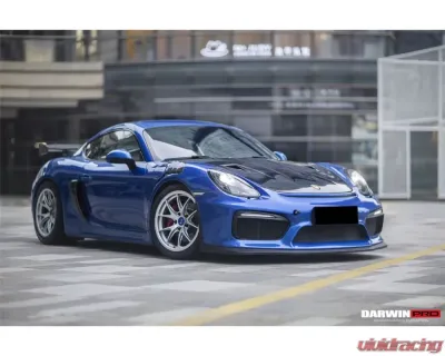 Darwin Pro FGCF GT4 Style Carbon Fiber Quarter Panel Side Scoops Porsche 981 Boxster | Cayman 2012-2016 - FGCF9317GT4-QPS