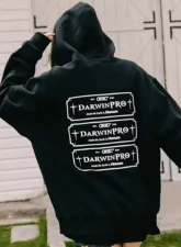 DarwinPro Large Black GRKC x DarwinPro DG Oversized Hoody                                     - GRKTH-BL - Image 2
