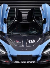 DarwinPro Se2 GTR Style FGPCF Front Bumper McLaren 720s 2017-2021                                     - FGPCF8005BKSSII-FB - Image 2