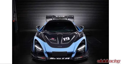DarwinPro Se2 GTR Style FGPCF Front Bumper McLaren 720s 2017-2021 - FGPCF8005BKSSII-FB