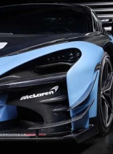 DarwinPro Se2 GTR Style FGPCF Front Bumper McLaren 720s 2017-2021                                     - FGPCF8005BKSSII-FB - Image 6