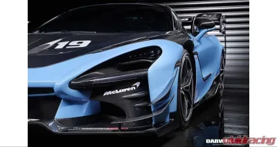 DarwinPro Se2 GTR Style FGPCF Front Bumper McLaren 720s 2017-2021 - FGPCF8005BKSSII-FB