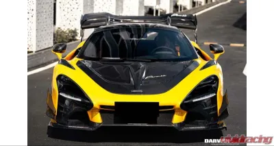 DarwinPro Se2 GTR Style FGPCF Front Bumper McLaren 720s 2017-2021 - FGPCF8005BKSSII-FB