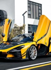 DarwinPro Se2 GTR Style FGPCF Front Bumper McLaren 720s 2017-2021                                     - FGPCF8005BKSSII-FB - Image 10