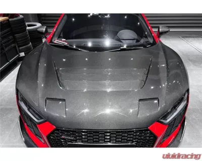 DarwinPro Carbon Fiber iMP Performance Hood Audi R8 Coupe | Spyder 2016-2023 - CF8358IMP-H