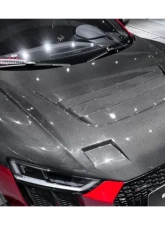 DarwinPro Carbon Fiber iMP Performance Hood Audi R8 Coupe | Spyder 2016-2023                                     - CF8358IMP-H - Image 8
