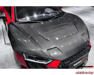 DarwinPro Carbon Fiber iMP Performance Hood Audi R8 Coupe | Spyder 2016-2023 - CF8358IMP-H