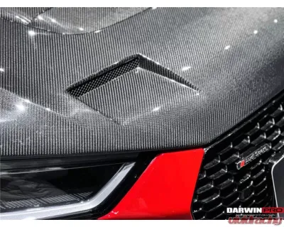 DarwinPro Carbon Fiber iMP Performance Hood Audi R8 Coupe | Spyder 2016-2023 - CF8358IMP-H