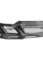 DarwinPro Unpainted Fiberglass with Partial Carbon Fiber IMPII Front Bumper Audi R8 Coupe | Spyder 2016-2018                                     - PCF8358IMPII-FB - Image 2
