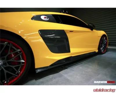 DarwinPro Unpainted Fiberglass with Carbon Fiber IMPII No Wide Body Full Body Kit Audi R8 Coupe | Spyder 2017+ - PCF8358IMPII-FB FULL KIT