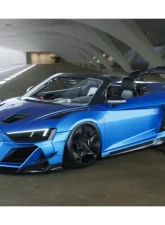 DarwinPro Unpainted Fiberglass with Carbon Fiber IMPII Full Wide Body Kit Audi R8 Coupe | Spyder 2017+                                     - PCF8358IMPII-FB FULL WIDE KIT - Image 11
