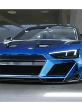 DarwinPro Unpainted Fiberglass with Carbon Fiber IMPII Full Wide Body Kit Audi R8 Coupe | Spyder 2017+                                     - PCF8358IMPII-FB FULL WIDE KIT - Image 6