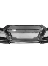 DarwinPro Unpainted Fiberglass with Partial Carbon Fiber IMPII Front Bumper Audi R8 Coupe | Spyder 2016-2018                                     - PCF8358IMPII-FB - Image 10