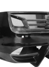 DarwinPro Unpainted Fiberglass with Partial Carbon Fiber IMPII Rear Bumper Audi R8 Coupe | Spyder 2016-2018                                     - PCF8358IMPII-RB - Image 5