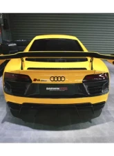 DarwinPro Unpainted Fiberglass with Partial Carbon Fiber IMPII Rear Bumper Audi R8 Coupe | Spyder 2016-2018                                     - PCF8358IMPII-RB - Image 9