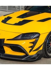 DarwinPro Unpainted Fiberglass with Autoclave Dry Carbon Fiber BKSS Style Fender Toyota GR Supra J29 | DB A90 A91 2020-2024                                     - DRYPCF8380BKSS-FD - Image 7