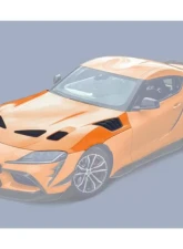 DarwinPro Carbon Fiber BKSS Style Hood Toyota GR Supra J29 | DB A90 A91 2020-2024                                     - CF8380BKSS-H - Image 12
