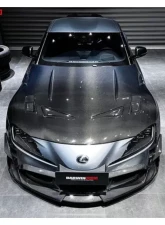 DarwinPro Carbon Fiber BKSS Style Hood Toyota GR Supra J29 | DB A90 A91 2020-2024                                     - CF8380BKSS-H - Image 13