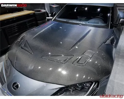 DarwinPro Carbon Fiber BKSS Style Hood Toyota GR Supra J29 | DB A90 A91 2020-2024 - CF8380BKSS-H