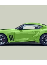 DarwinPro Unpainted Fiberglass with Partial Carbon Fiber BKSSII Style Front Bumper Toyota GR Supra J29 | DB A90 A91 2020-2024                                     - PCF8380BKSSII-FB - Image 17