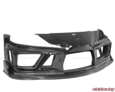 DarwinPro Unpainted Fiberglass with Partial Carbon Fiber BKSSII Style Front Bumper Toyota GR Supra J29 | DB A90 A91 2020-2024 - PCF8380BKSSII-FB