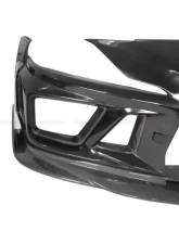DarwinPro Unpainted Fiberglass with Partial Carbon Fiber BKSSII Style Front Bumper Toyota GR Supra J29 | DB A90 A91 2020-2024                                     - PCF8380BKSSII-FB - Image 4