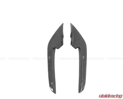 DarwinPro Unpainted Fiberglass with Partial Carbon Fiber BKSSII Style Front Bumper Toyota GR Supra J29 | DB A90 A91 2020-2024 - PCF8380BKSSII-FB