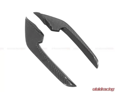 DarwinPro Unpainted Fiberglass with Partial Carbon Fiber BKSSII Style Front Bumper Toyota GR Supra J29 | DB A90 A91 2020-2024 - PCF8380BKSSII-FB