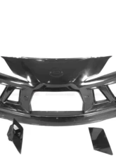 DarwinPro Unpainted Fiberglass with Partial Carbon Fiber BKSSII Style Front Bumper Toyota GR Supra J29 | DB A90 A91 2020-2024                                     - PCF8380BKSSII-FB - Image 17