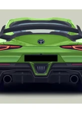 DarwinPro Autoclave Dry Carbon Fiber BKSSII Style Wing Toyota GR Supra J29 | DB A90 A91 2020-2024                                     - DRYCF8380BKSSII-W - Image 7