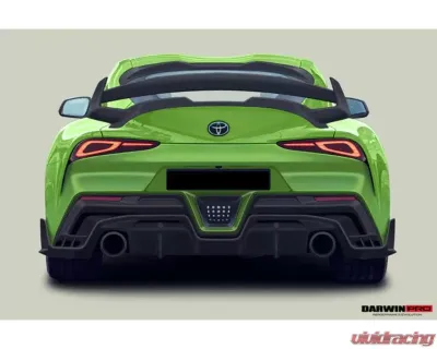 DarwinPro Autoclave Dry Carbon Fiber BKSSII Style Wing Toyota GR Supra J29 | DB A90 A91 2020-2024 - DRYCF8380BKSSII-W
