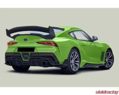 DarwinPro Autoclave Dry Carbon Fiber BKSSII Style Wing Toyota GR Supra J29 | DB A90 A91 2020-2024 - DRYCF8380BKSSII-W