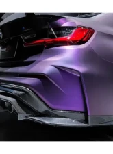 DarwinPro Unpainted Fiberglass with Carbon Fiber BKSSII Style Rear Bumper BMW M3 G80 2021+                                     - PCF8486BKSSII-RB - Image 12