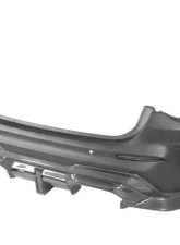 DarwinPro Unpainted Fiberglass with Carbon Fiber BKSSII Style Rear Bumper BMW M3 G80 2021+                                     - PCF8486BKSSII-RB - Image 3