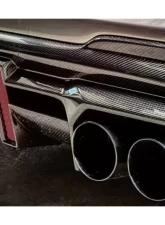 DarwinPro Unpainted Fiberglass with Carbon Fiber BKSSII Style Rear Bumper BMW M3 G80 2021+                                     - PCF8486BKSSII-RB - Image 6
