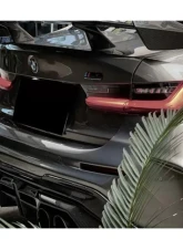 DarwinPro Unpainted Fiberglass with Carbon Fiber BKSSII Style Rear Bumper BMW M3 G80 2021+                                     - PCF8486BKSSII-RB - Image 7