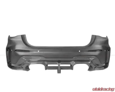 DarwinPro Unpainted Fiberglass with Carbon Fiber BKSSII Style Rear Bumper BMW M3 G80 2021+ - PCF8486BKSSII-RB