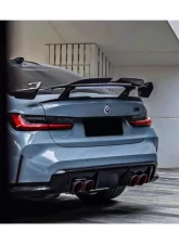 DarwinPro Autoclave Carbon Fiber BKSSII Style Trunk Spoiler BMW M3 G80 2021+                                     - DRYCF8486BKSSII-W - Image 12