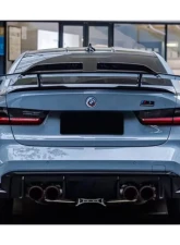 DarwinPro Autoclave Carbon Fiber BKSSII Style Trunk Spoiler BMW M3 G80 2021+                                     - DRYCF8486BKSSII-W - Image 14