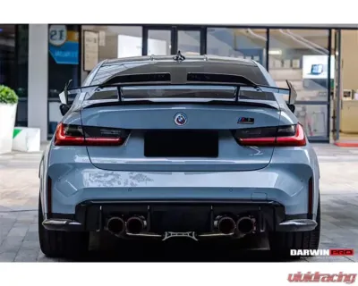 DarwinPro Autoclave Carbon Fiber BKSSII Style Trunk Spoiler BMW M3 G80 2021+ - DRYCF8486BKSSII-W