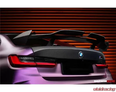 DarwinPro Autoclave Carbon Fiber BKSSII Style Trunk Spoiler BMW M3 G80 2021+ - DRYCF8486BKSSII-W