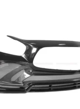 DarwinPro Unpainted Fiberglass with Partial Carbon Fiber IMPII Performance Front Bumper Mercedes Benz AMG GT | GTS | GTC 2015-2021                                     - PCF8511IMPII-FB - Image 2